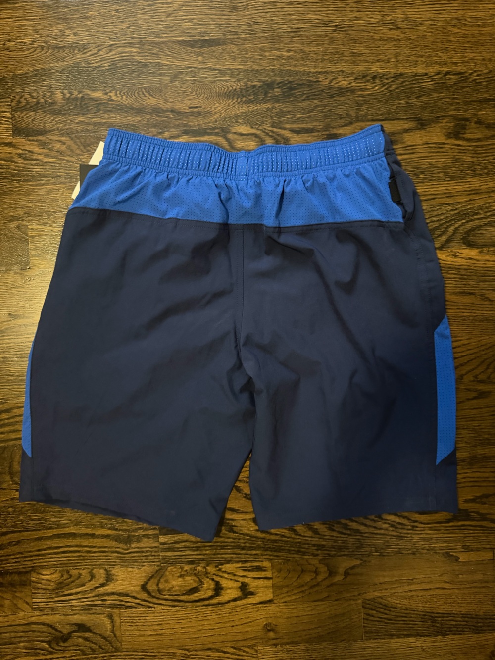 Nike Blue Swim/Workout Shorts with Electric Blue Trim - Picture 4 of 4
